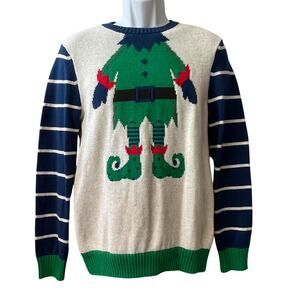 Ugly Christmas Sweater ELF YOURSELF Holiday Sweater Size Small